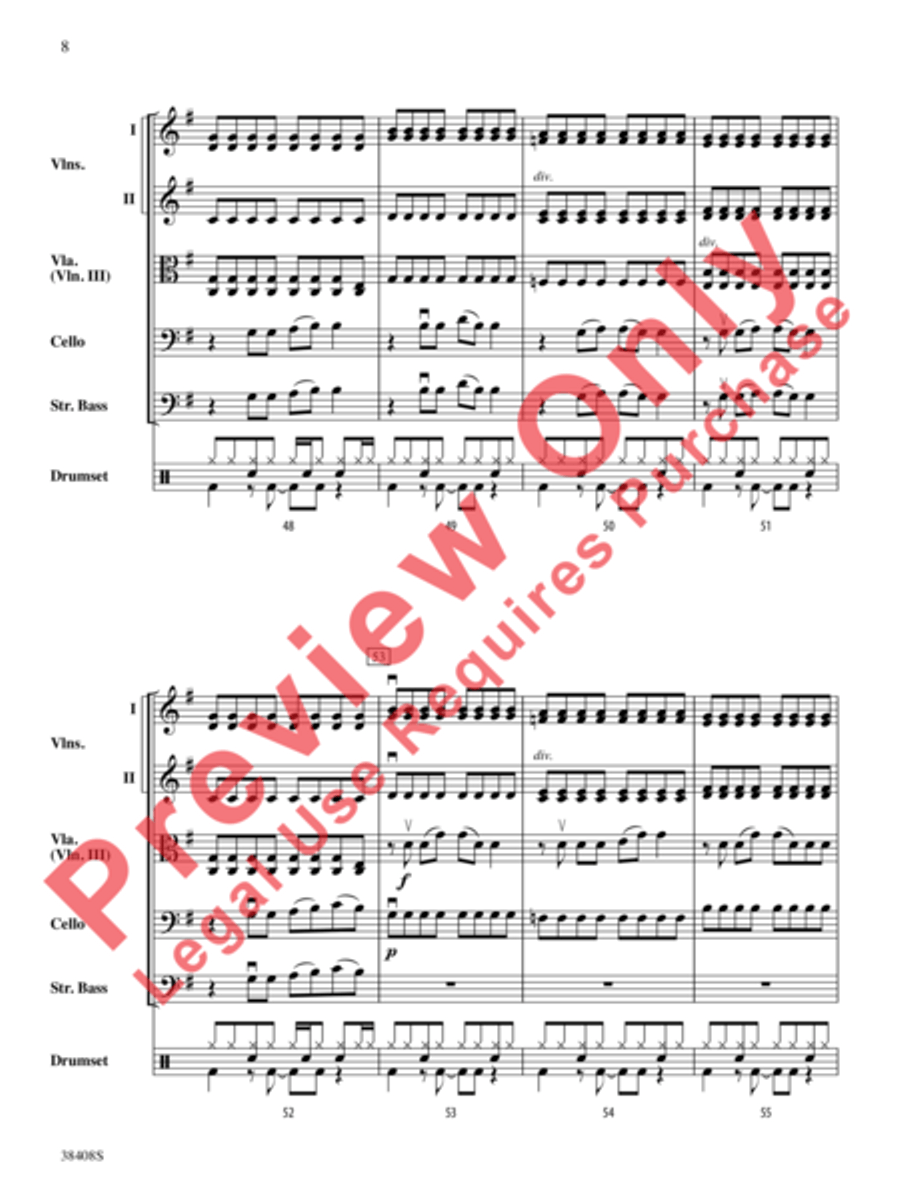 Firework Firework String Orchestra scores gallery preview page 9