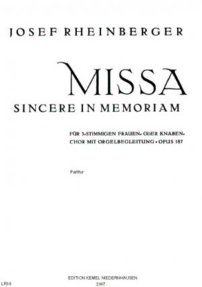 Missa Sincere in memoriam
