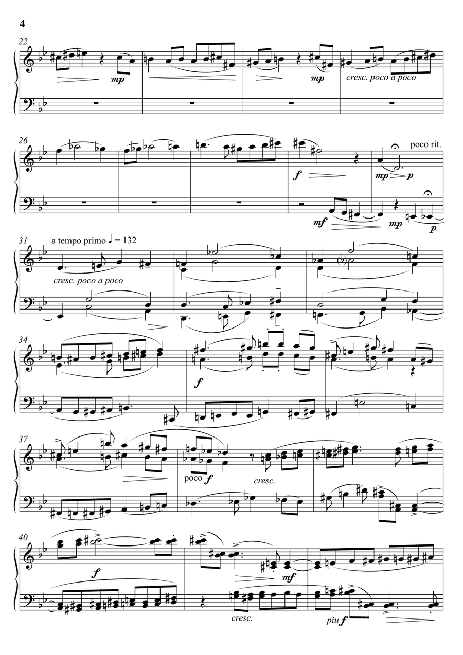 Sonatina (for piano) Piano Solo scores gallery preview page 2