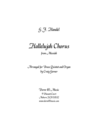 Book cover for Hallelujah Chorus, from "Messiah"