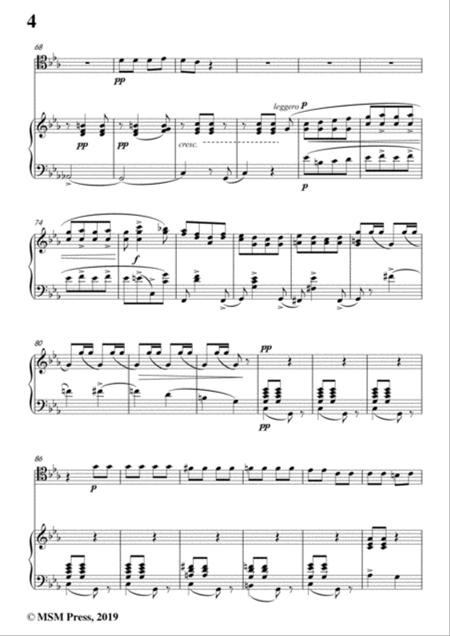 Tosti-È morto Pulcinella!, for Cello and Piano Piano scores gallery preview page 6