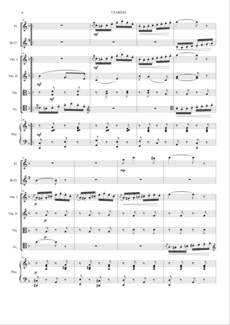 Czardas Orchestra scores gallery preview page 6