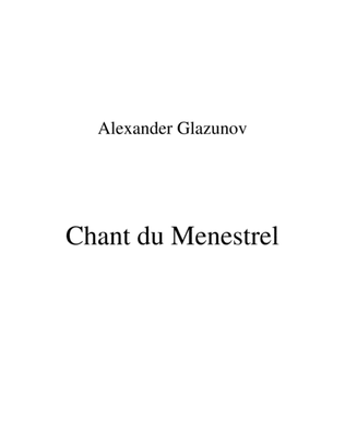 Book cover for Glazunov: Chant du Menestrel Op.71 for Cello Solo and String Orchestra