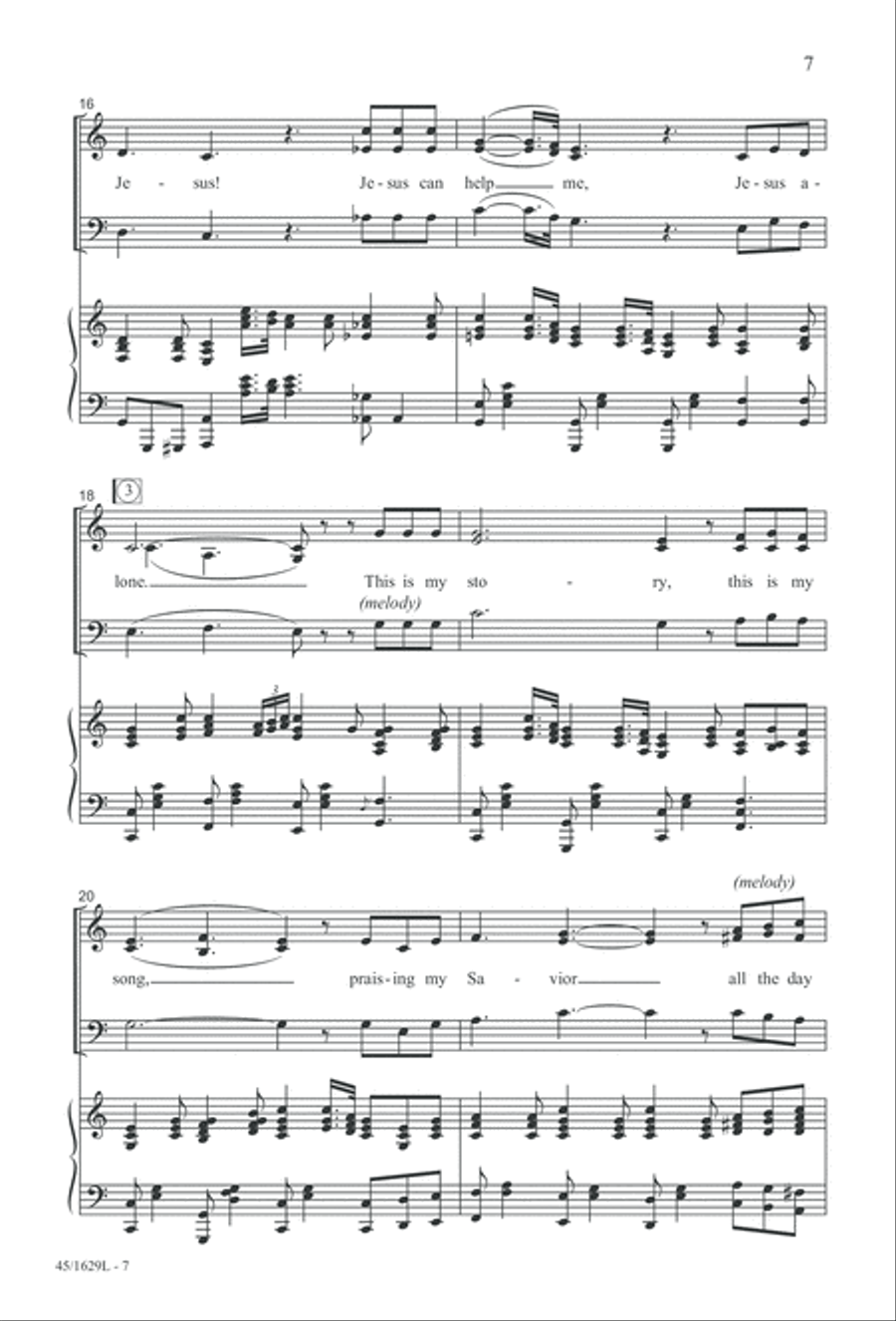 Hymns We Love to Sing, Vol. 2 3-Part scores gallery preview page 7