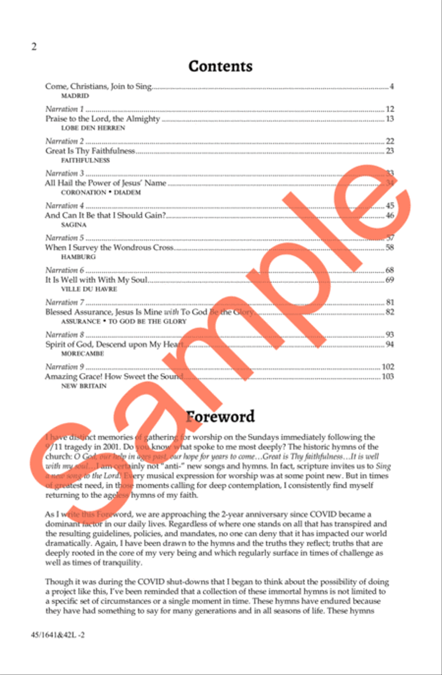 A Festival of Hymns SATB 4-Part scores gallery preview page 3