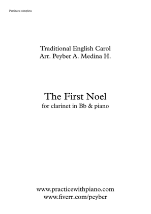 The First Noel, for clarinet in Bb and piano