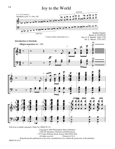 Flexible Hymn Accompaniments for Handbells, Set 1 (Handbell Part)