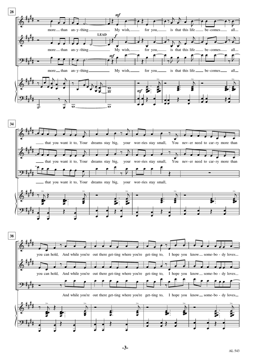 My Wish 3-Part scores gallery preview page 3