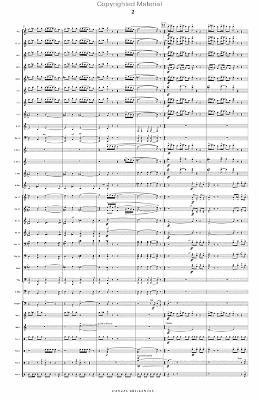 Danzas Brillantes Danzas Brillantes Concert Band scores gallery preview page 3