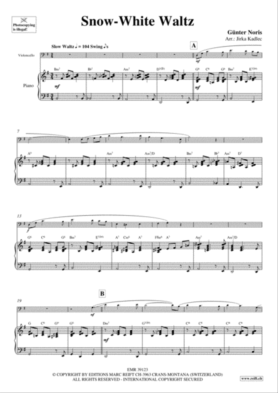 Snow-White Waltz Piano Accompaniment scores gallery preview page 3