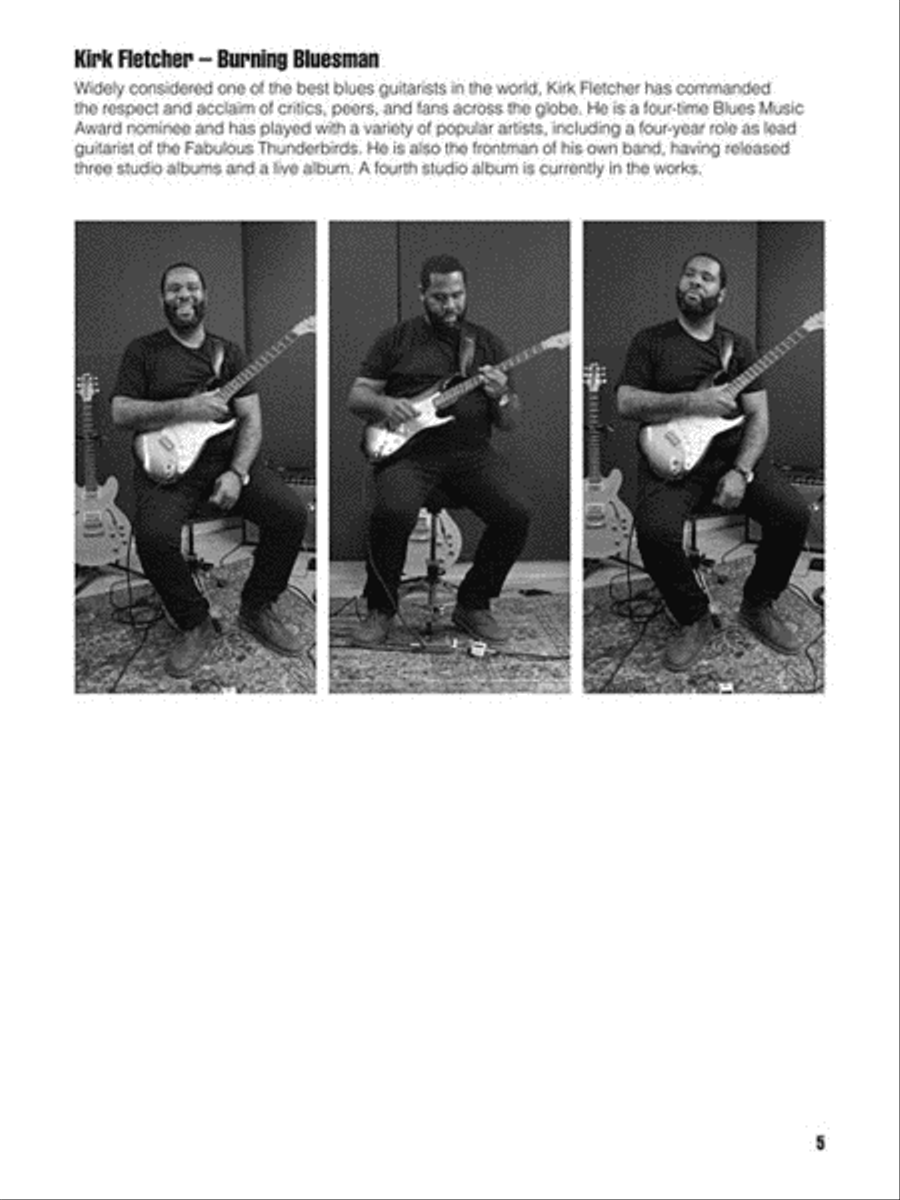 Burning Blues Guitar Electric Guitar scores gallery preview page 5