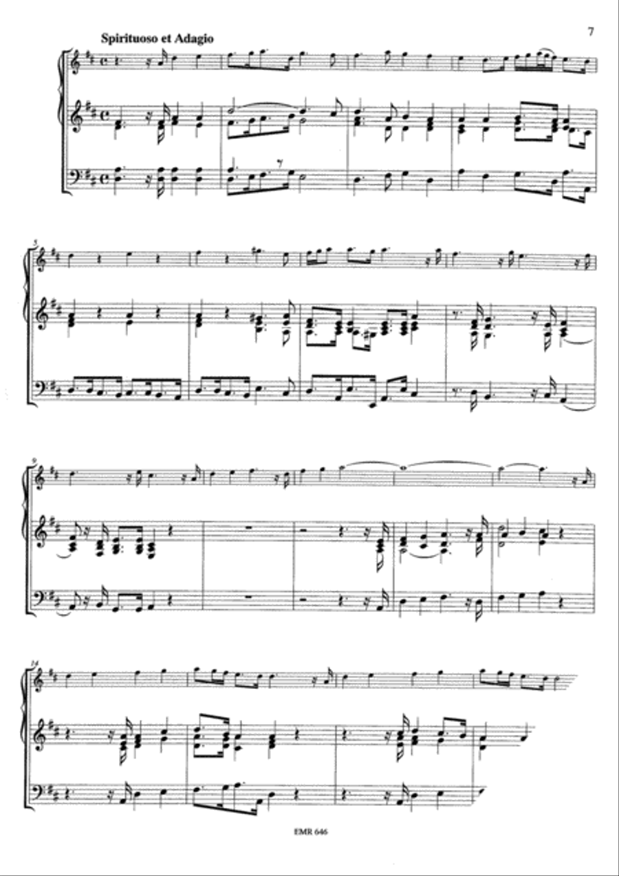 Sonata a Quattro Sonata a Quattro Piccolo Trumpet scores gallery preview page 6