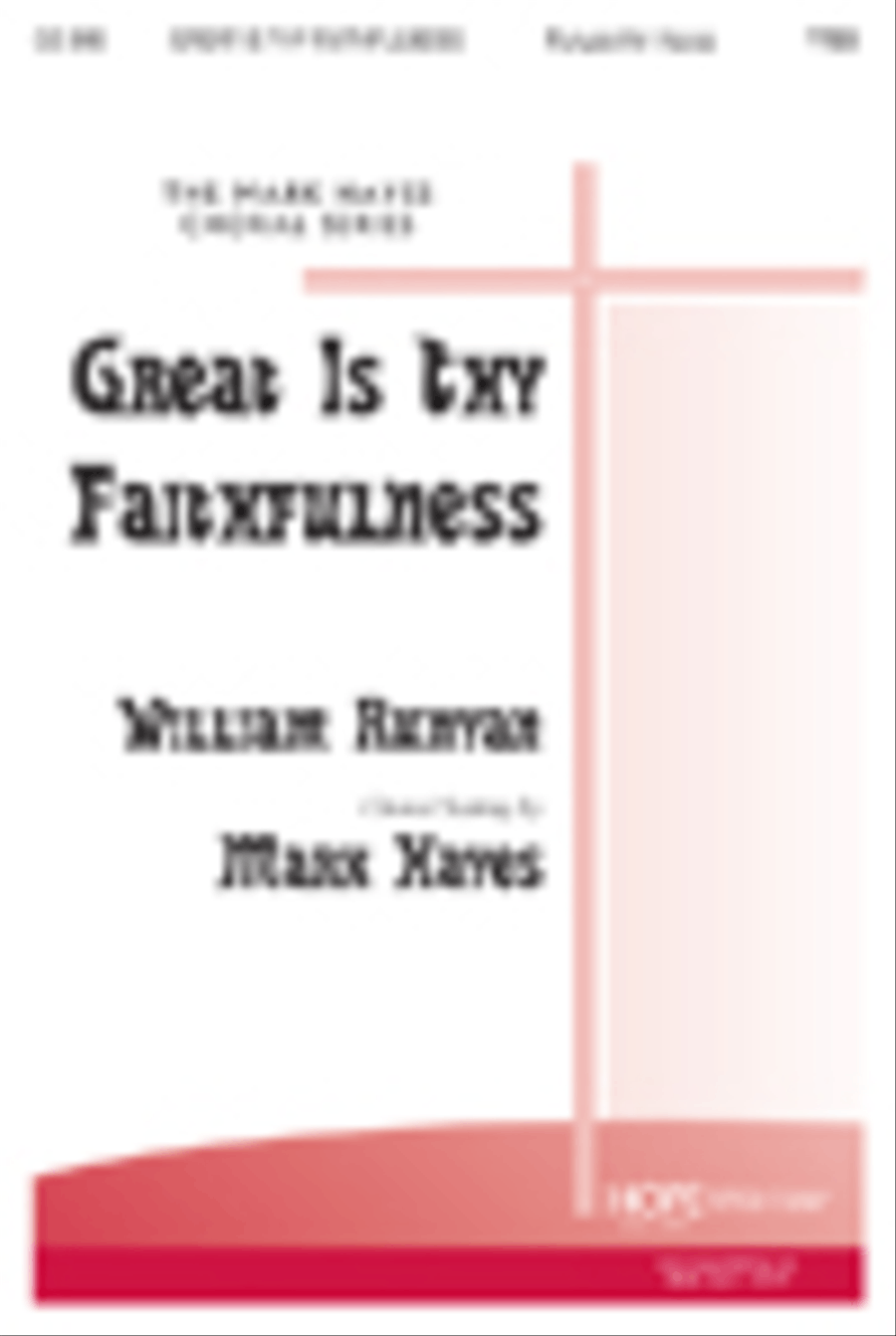 Great Is Thy Faithfulness TTBB scores gallery preview page 1