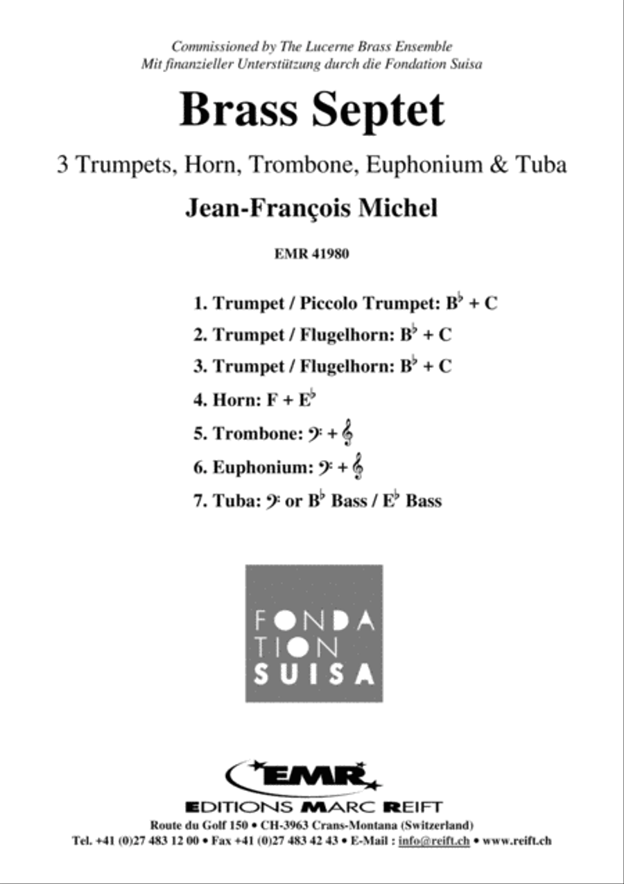 Brass Septet Euphonium scores gallery preview page 2