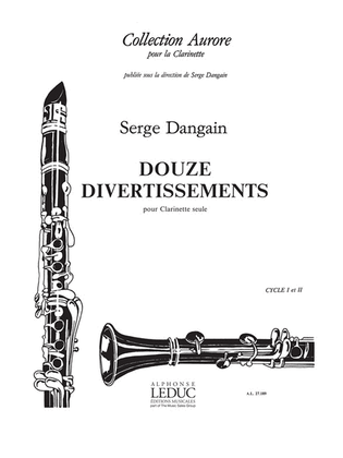 12 Divertissements (clarinet Solo)