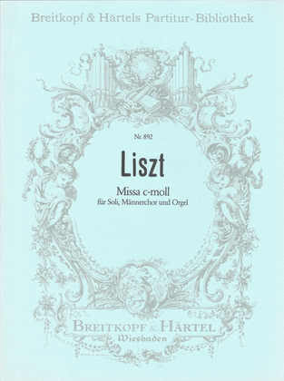 Book cover for Missa in C minor