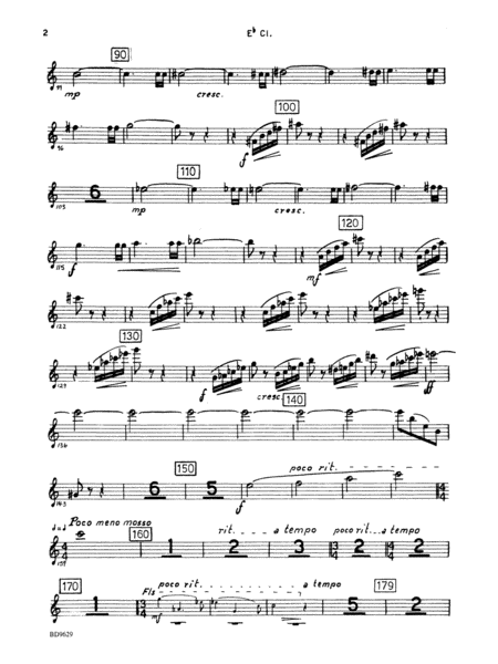Fantasia for Band: E-flat Soprano Clarinet