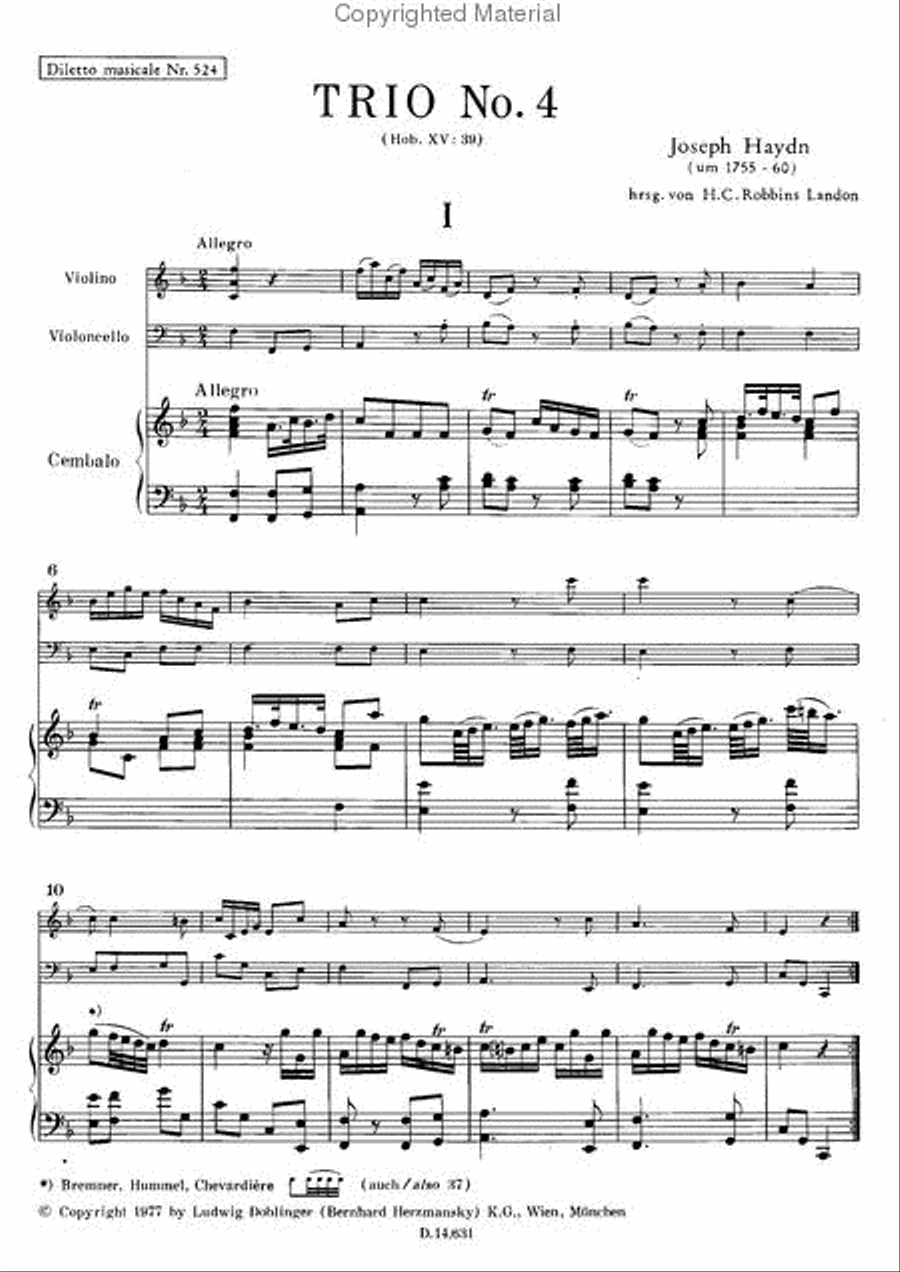 Klaviertrio Nr. 4 F-Dur Klaviertrio Nr. 4 F-Dur Piano Trio scores gallery preview page 2