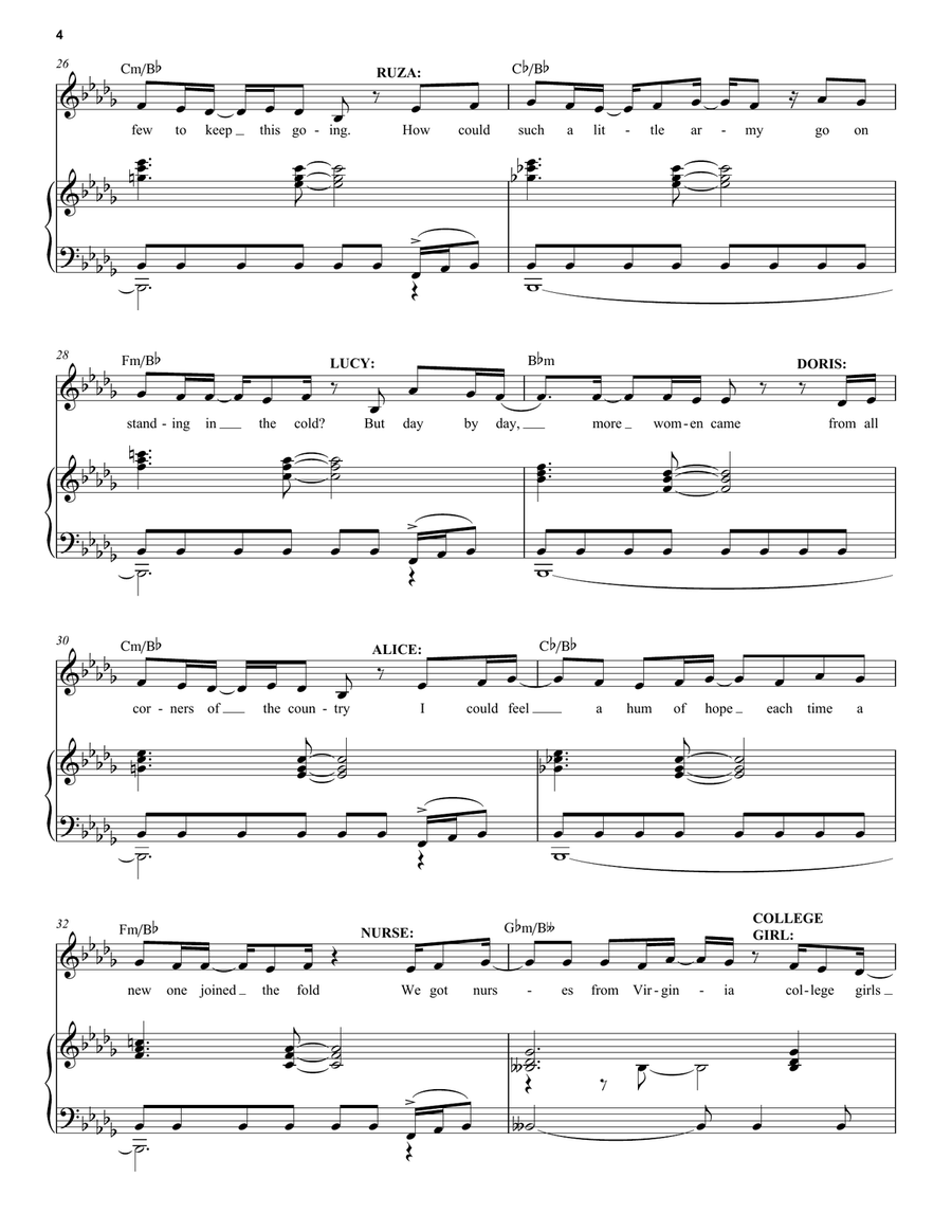 The Young Are At The Gates (from Suffs) Voice scores gallery preview page 4