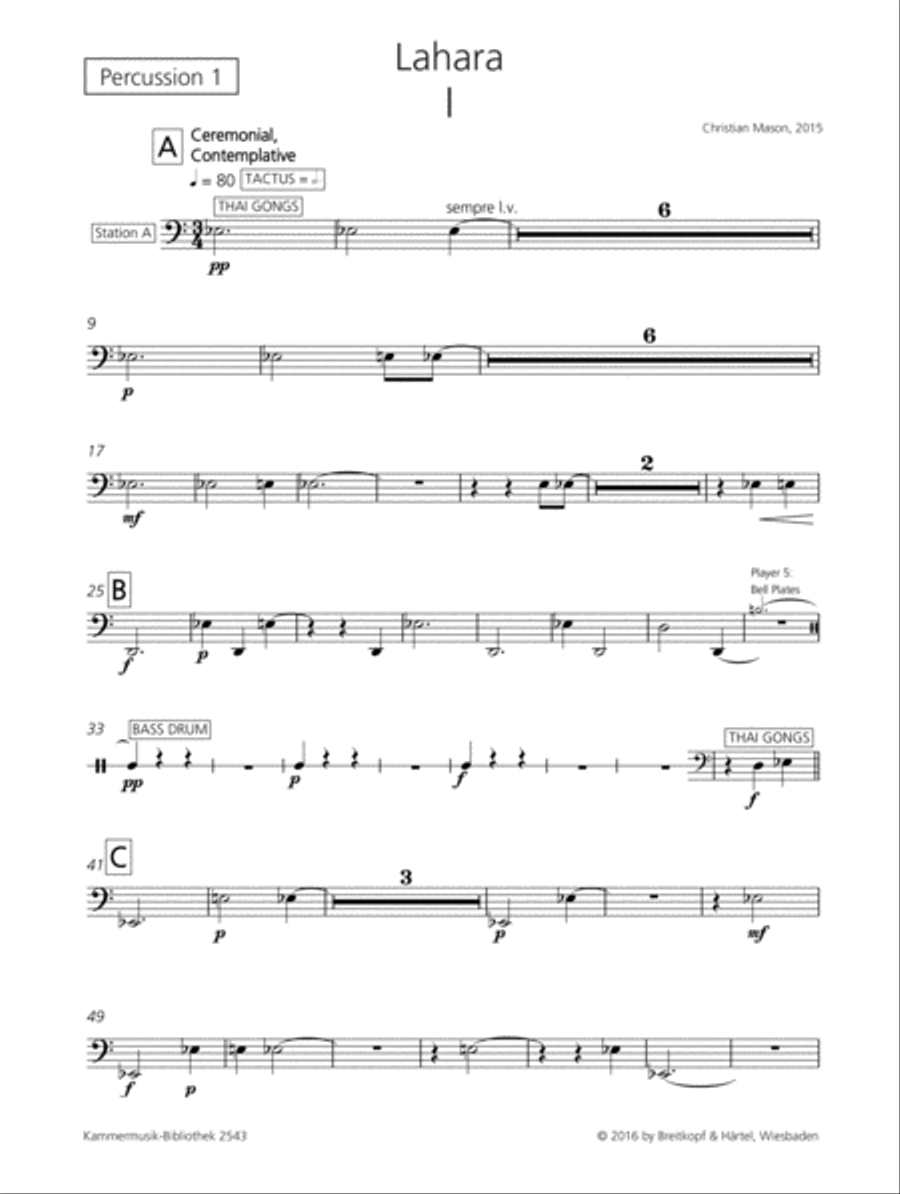 Lahara Percussion scores gallery preview page 2
