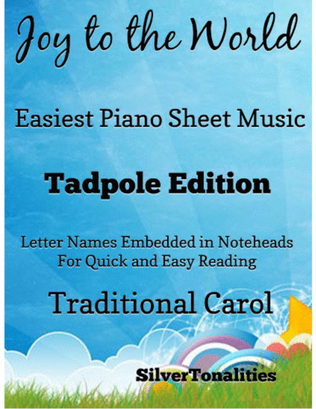 Book cover for Joy to the World Easy Piano Sheet Music 2nd Edition