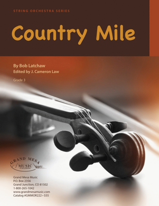 Book cover for Country Mile So3 Sc/Pts
