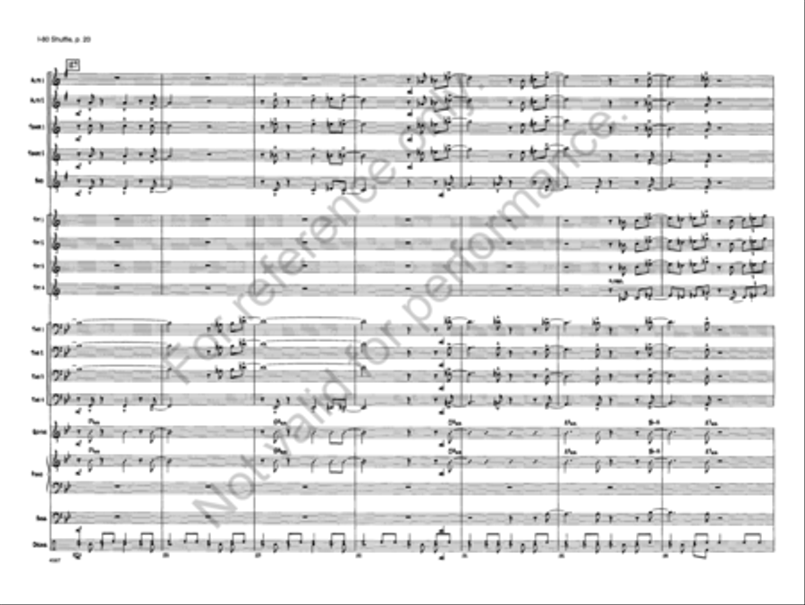 I-80 Shuffle I-80 Shuffle Jazz Ensemble scores gallery preview page 20
