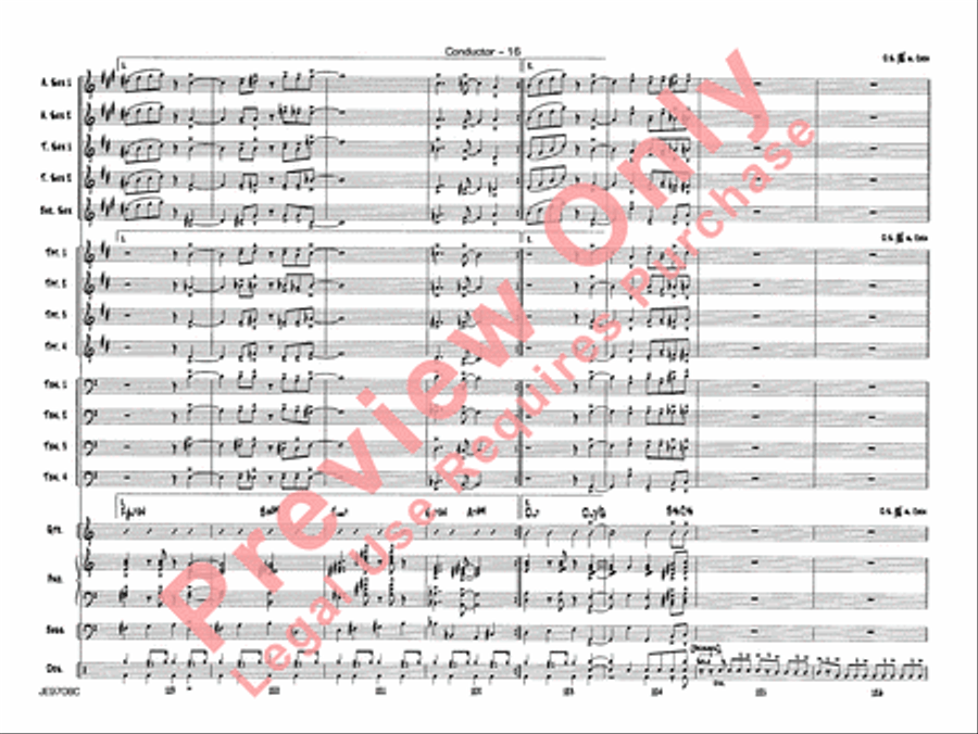 Cute Cute Jazz Ensemble scores gallery preview page 18