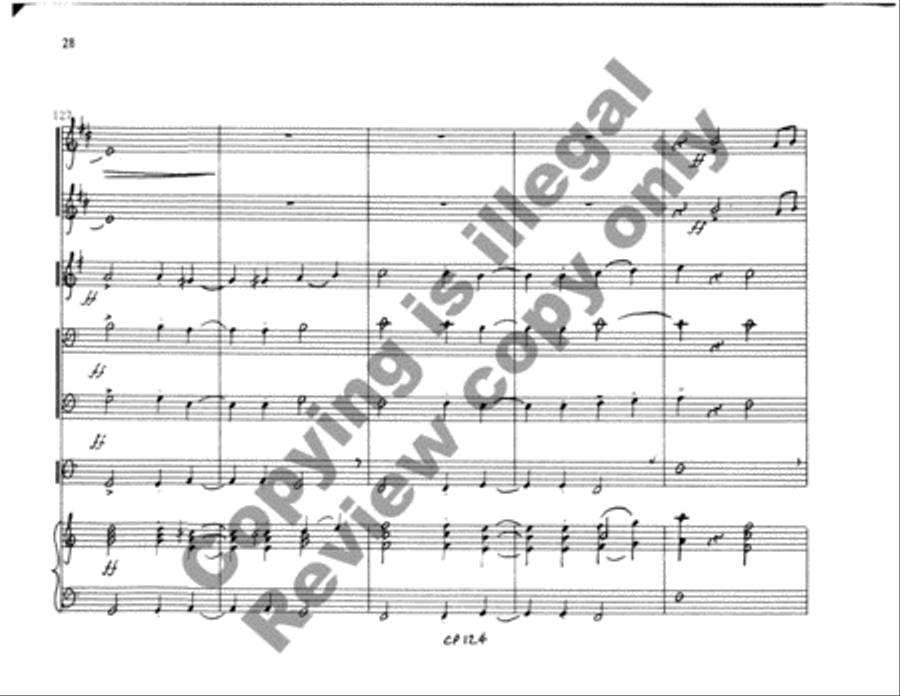 Liturgical Sonata Trombone scores gallery preview page 28