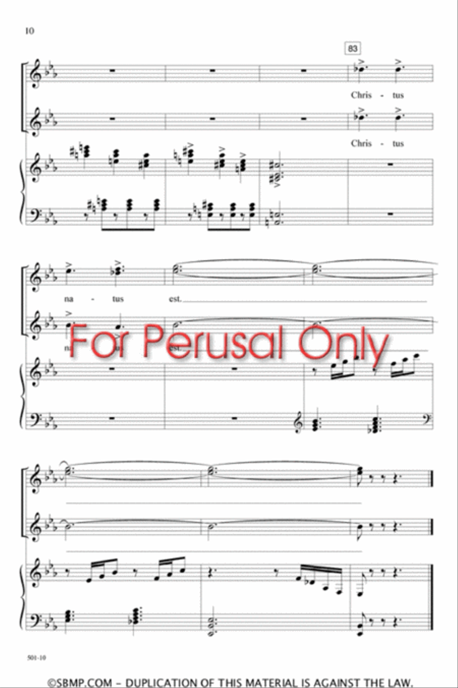 Hodie - SSA Octavo SSA scores gallery preview page 9