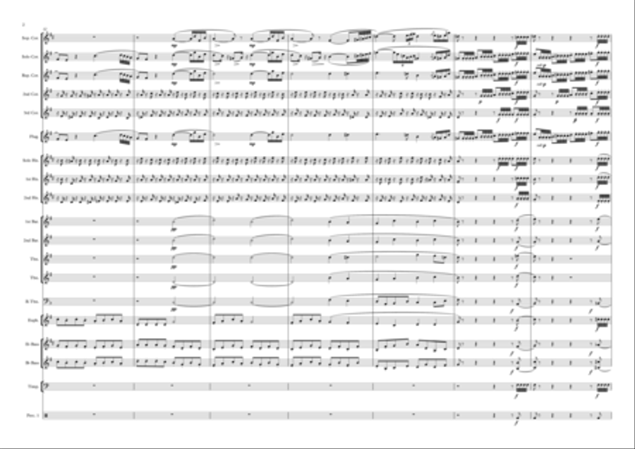 The Barber of Saville Overture Brass Ensemble scores gallery preview page 2