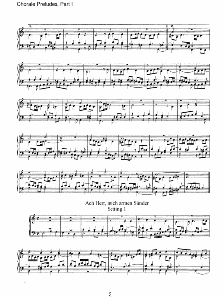 Johann Pachelbel Organ music sheets