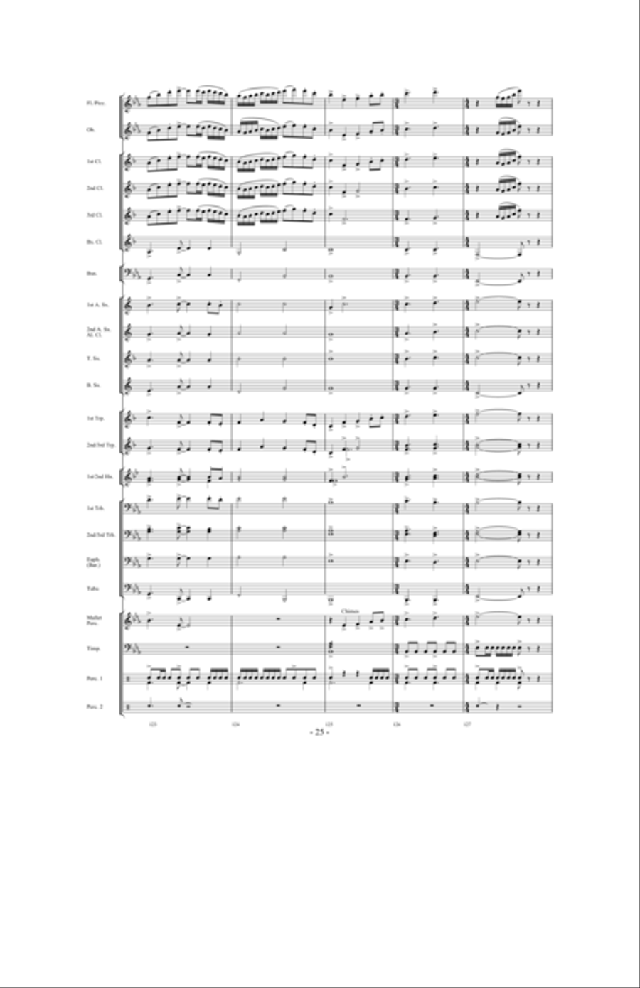 Forever Shining Concert Band scores gallery preview page 24