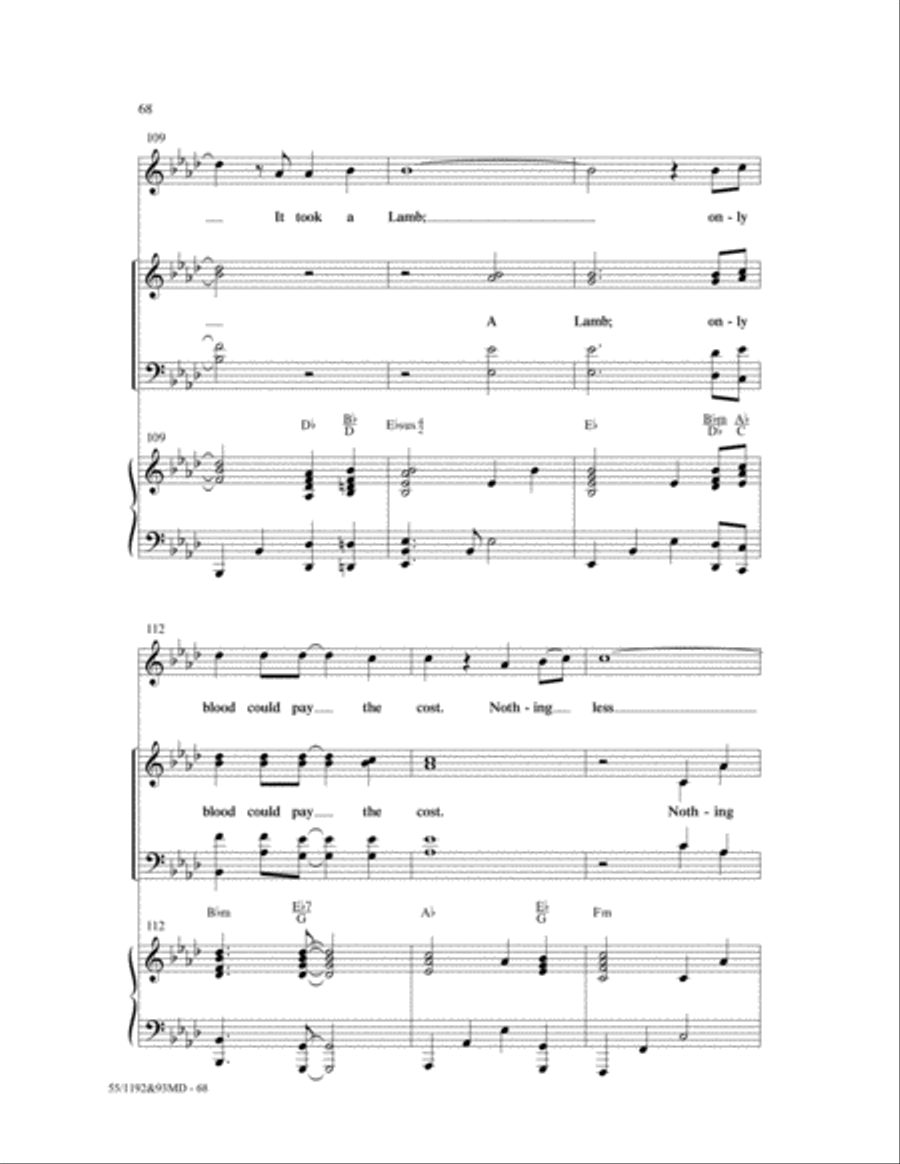 The Lamb 4-Part scores gallery preview page 45