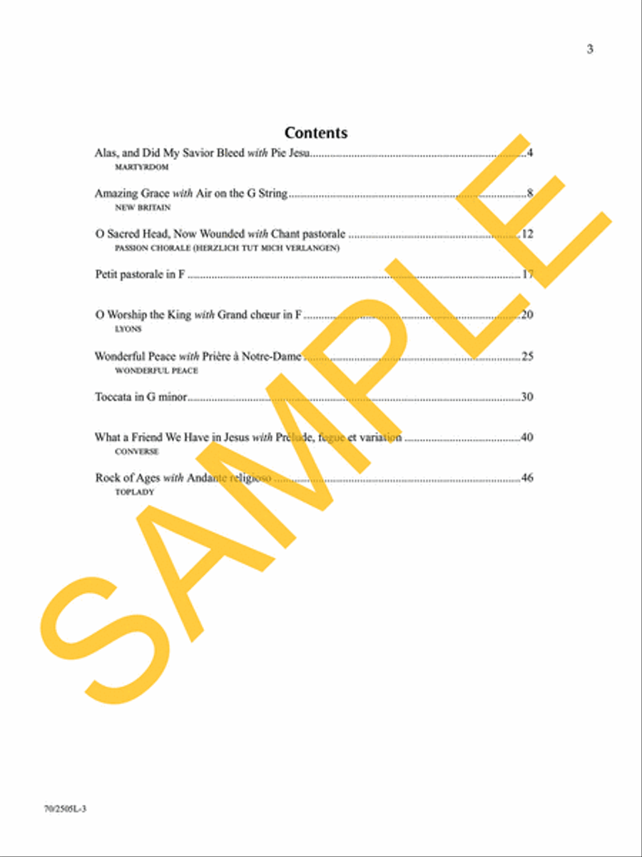 O Worship the King Organ Solo scores gallery preview page 4