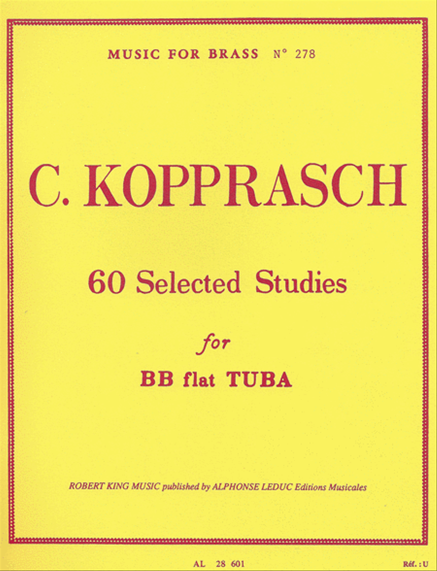 60 Selected Studies for Tuba Tuba scores gallery preview page 1