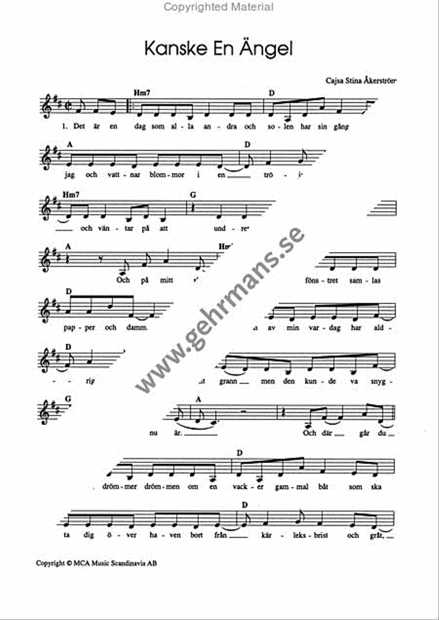 Cajsa Stina Akerstrom Piano, Vocal, Guitar scores gallery preview page 5