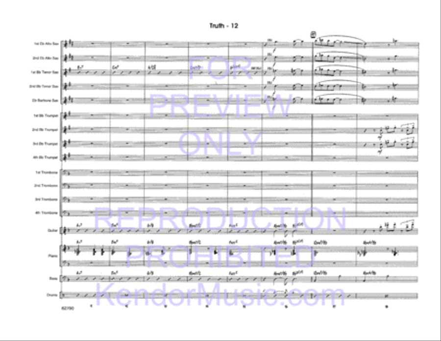 Truth Truth Jazz Ensemble scores gallery preview page 13