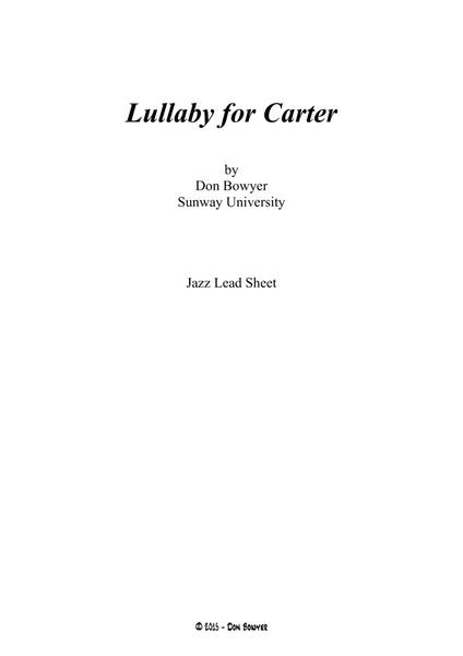 Lullaby for Carter