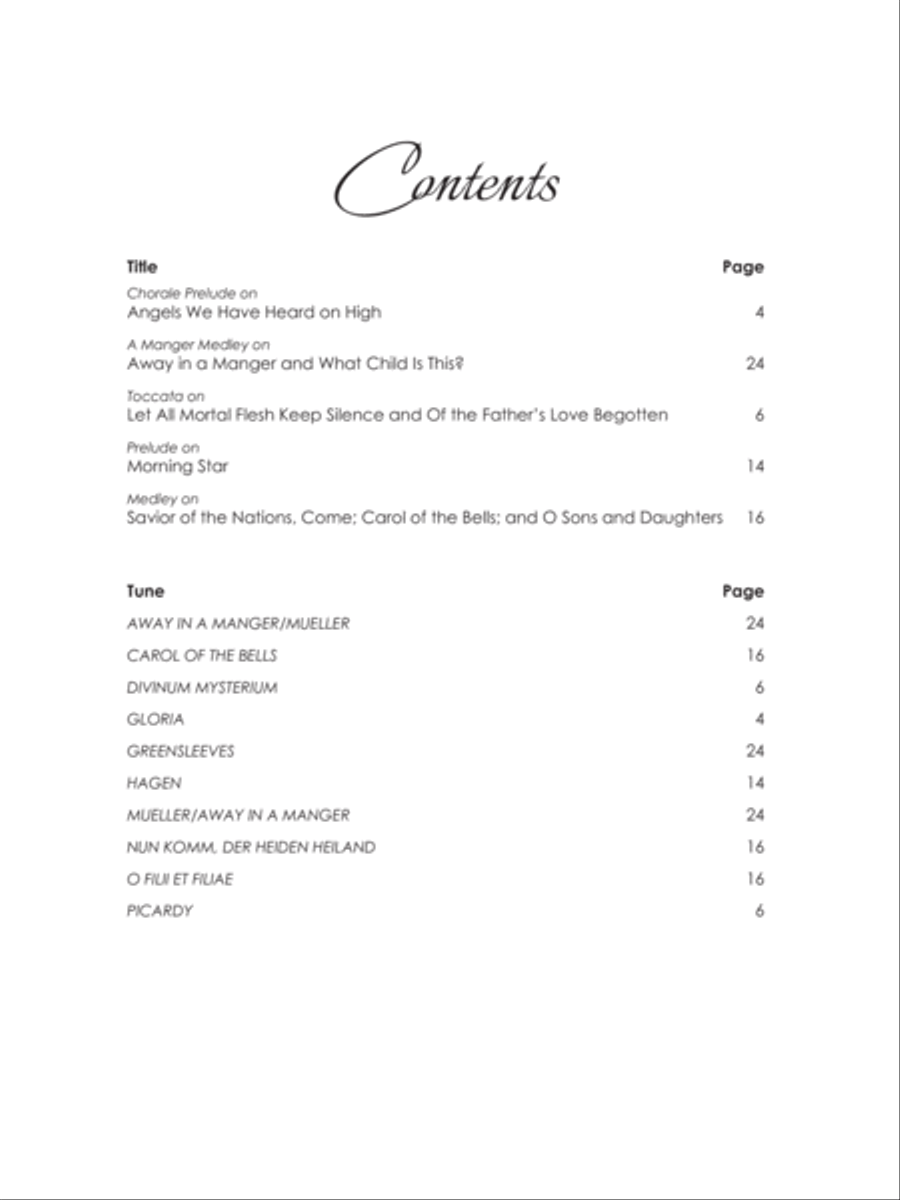 Angels We Have Heard on High: 5 Organ Pieces for Advent and Christmas Organ scores gallery preview page 2