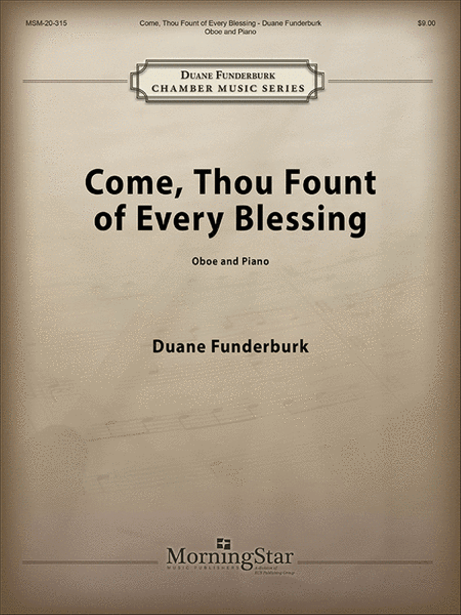 Come, Thou Fount of Every Blessing Flute scores gallery preview page 1