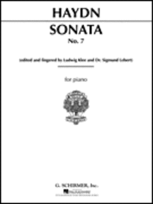 Book cover for Sonata No. 7 in D Major