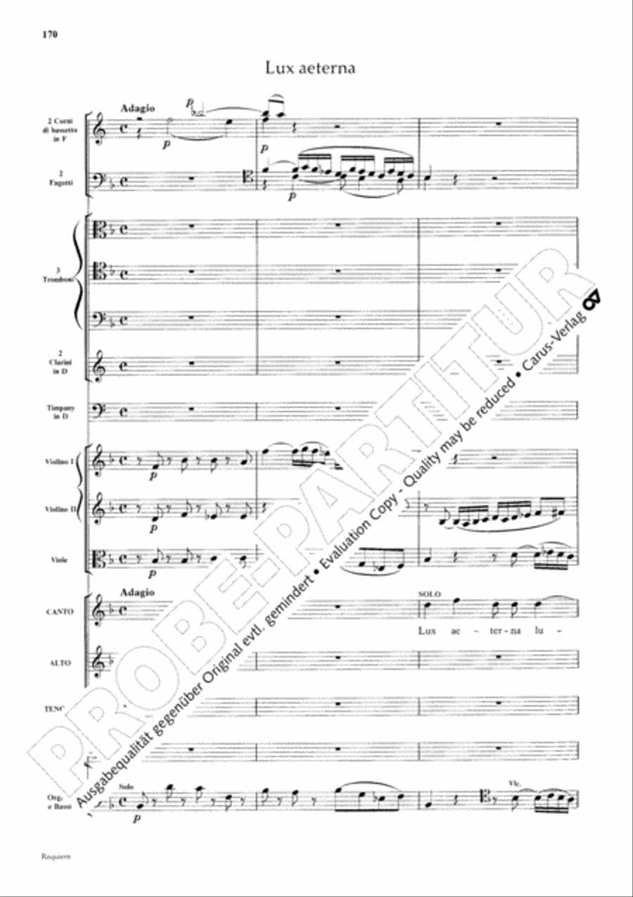 Requiem Requiem 4-Part scores gallery preview page 177