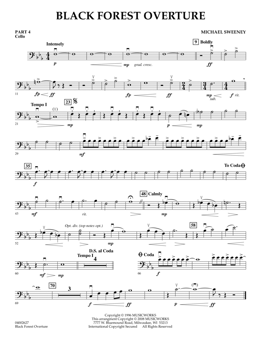 Black Forest Overture - Pt.4 - Cello
