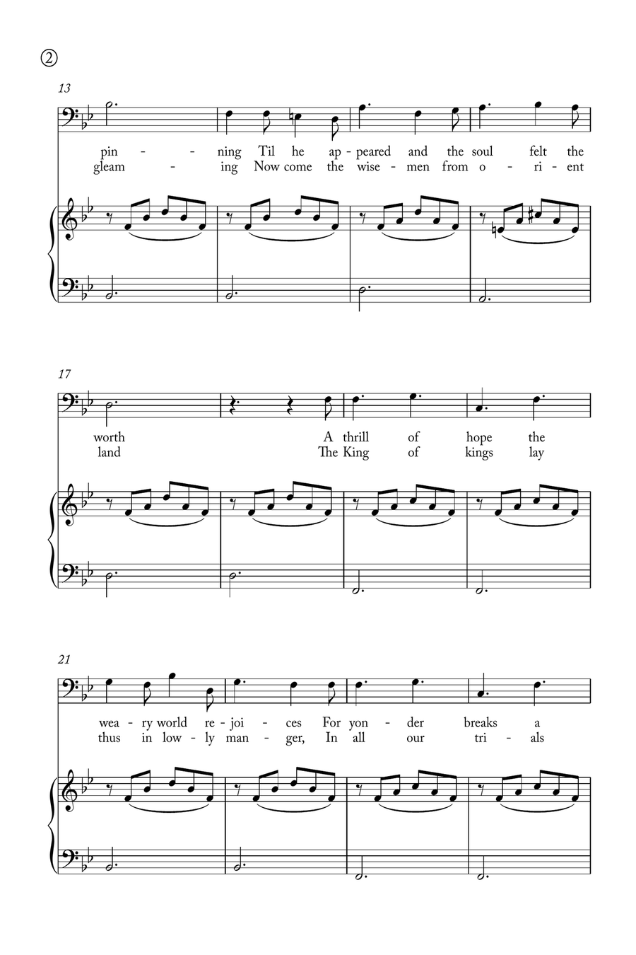 Oh Holy night Voice scores gallery preview page 2