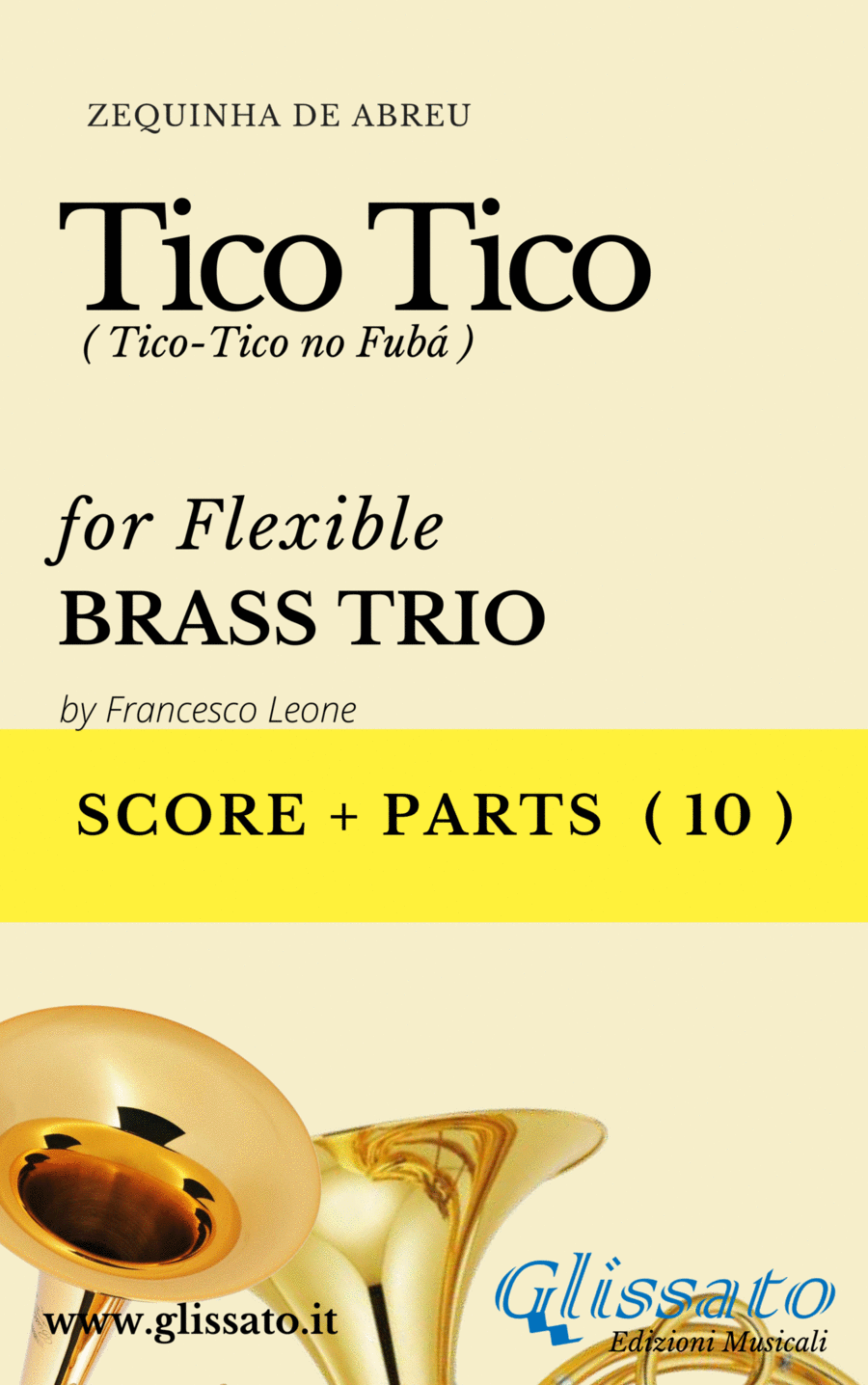 Tico Tico - flexible Brass Trio score & parts (10) Brass Trio scores gallery preview page 1