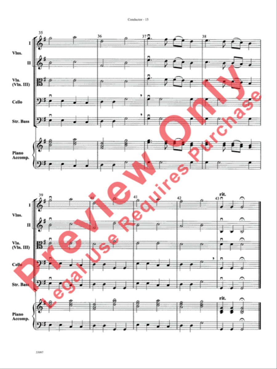 Mozart Classics String Orchestra scores gallery preview page 16