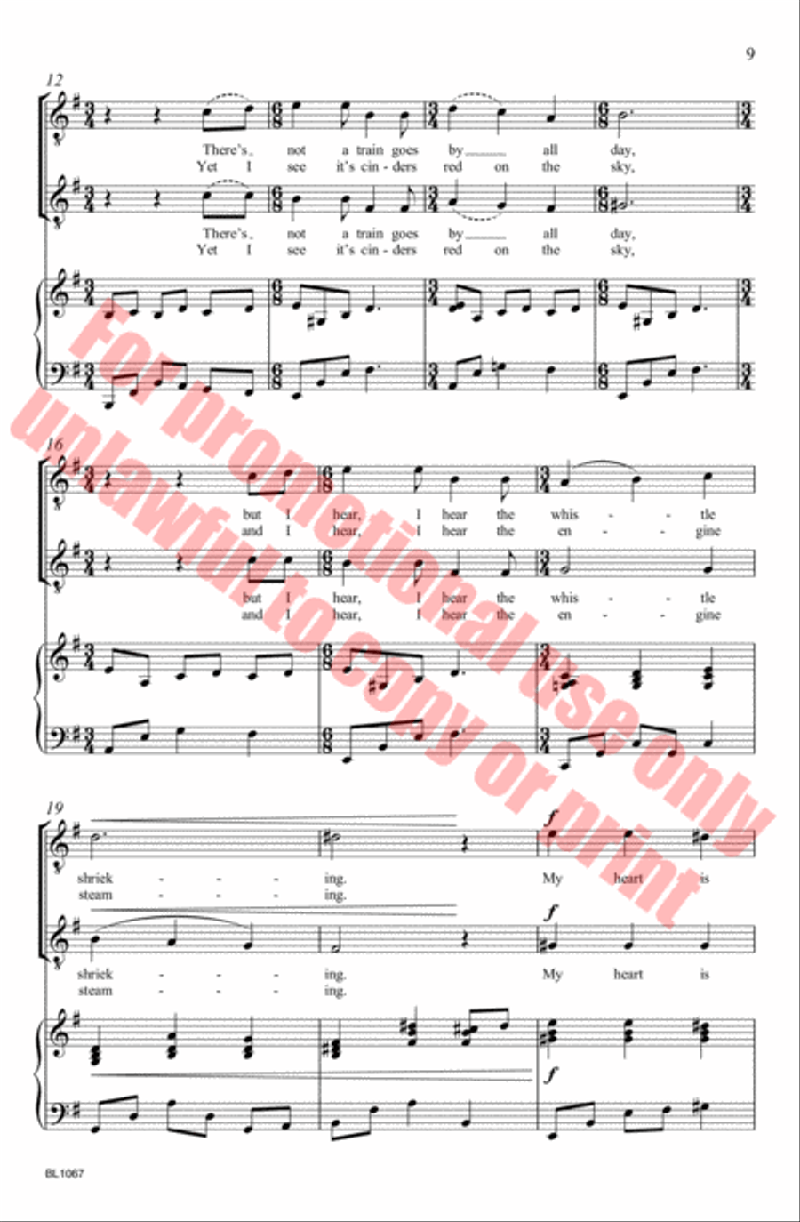 Two Songs for Emerging Tenor Bass Choir Choir scores gallery preview page 10