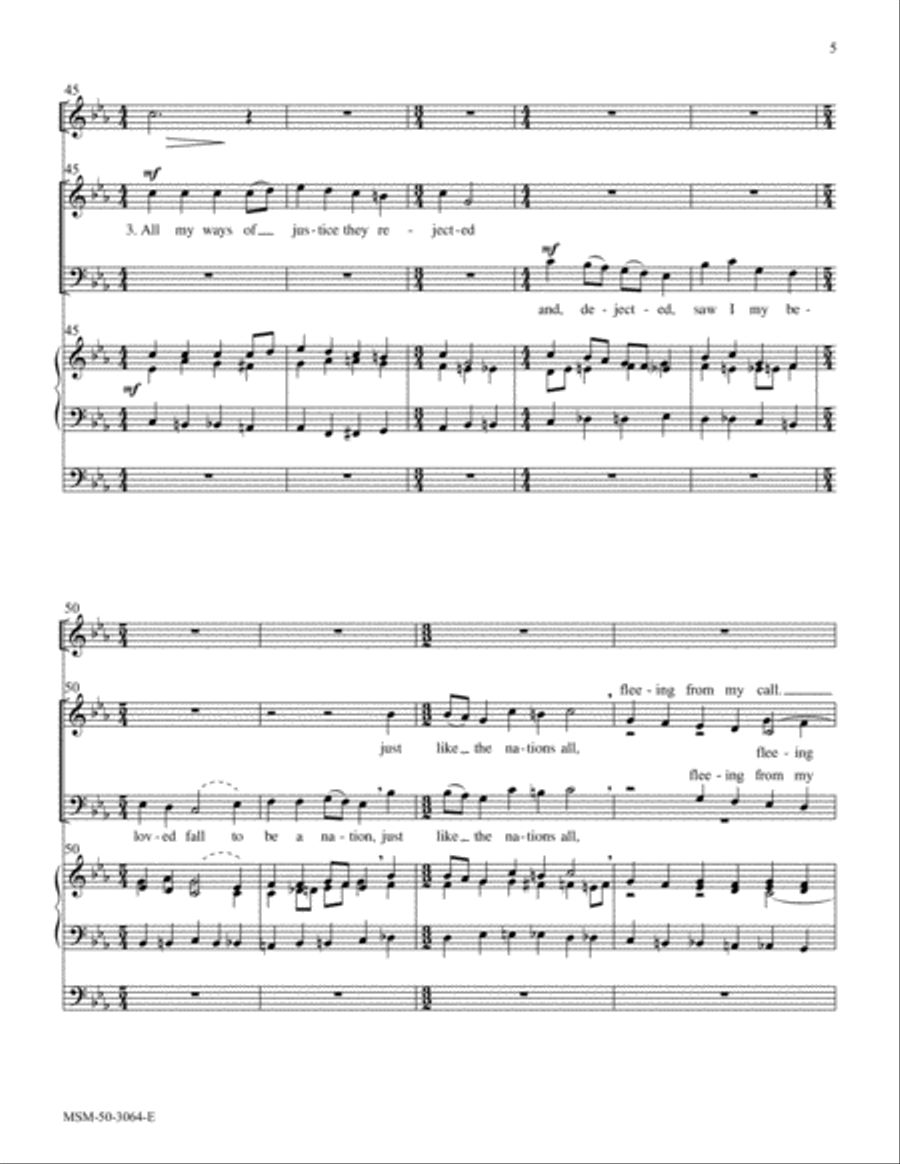 I Was Wed at Sinai I Was Wed at Sinai 4-Part scores gallery preview page 5