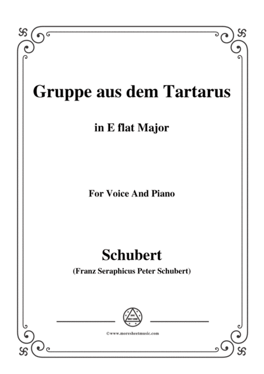 Schubert-Gruppe aus dem Tartarus,Op.24 No.1,in E flat Major,for Voice&Piano image number null